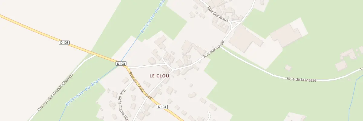 Plan du 7 Rue aux Loups à Genay