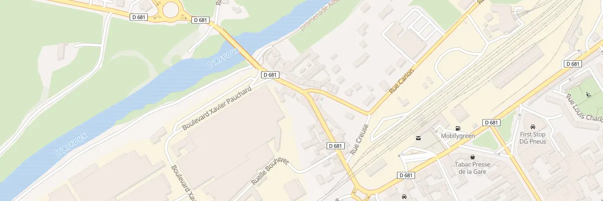Plan du 57 Rue du Faubourg Saint-Andoche à Autun