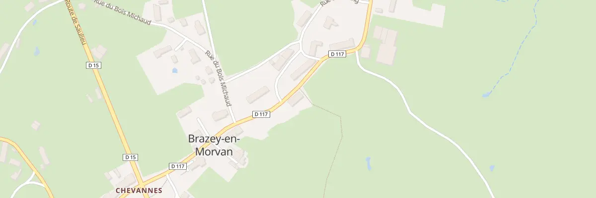 Plan du 14 Rue du Meix à Brazey-en-Morvan
