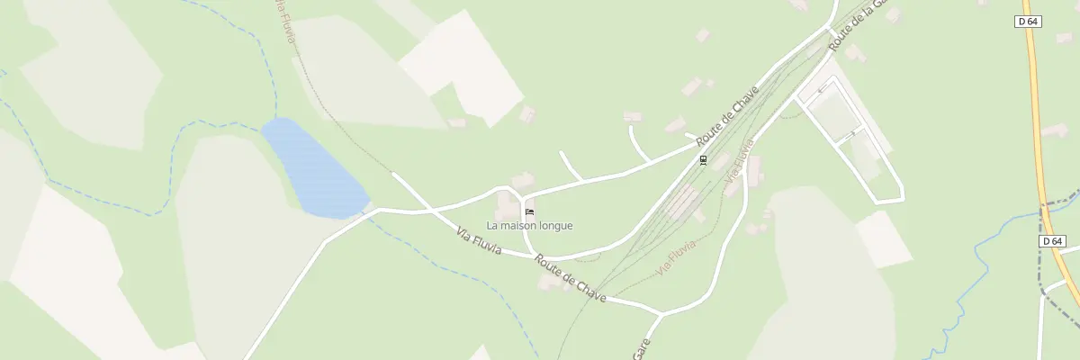 Plan du 430 Rte de Chave à Raucoules