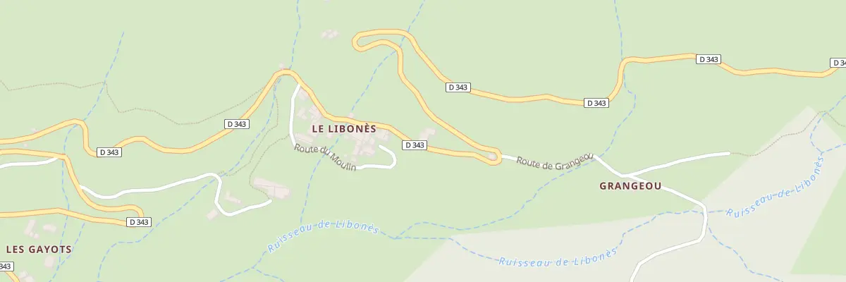 Plan du 5186 Le Libones à Juvinas