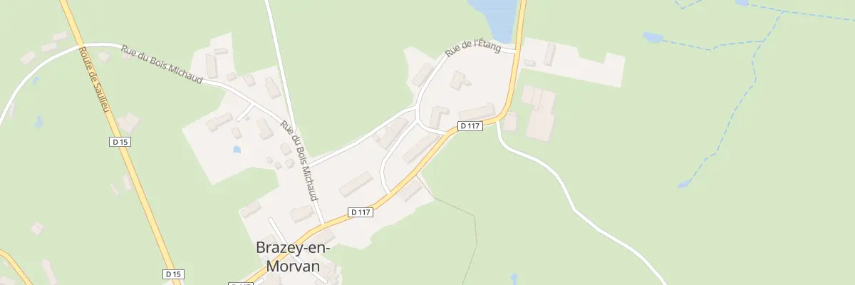 Plan du 5032 Le Meix à Brazey-en-Morvan