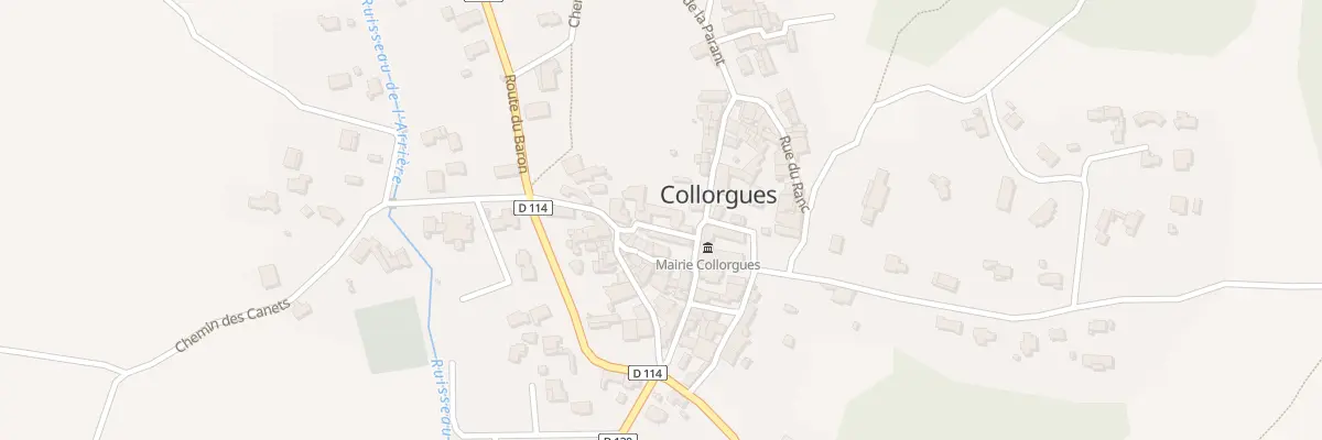 Plan du 5042 Rue de la Coste à Collorgues