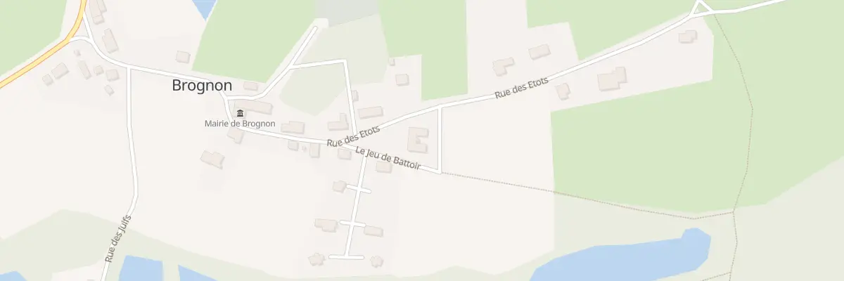 Plan du 5110 Rue des Etots à Brognon