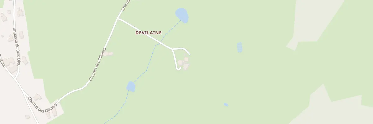 Plan du 408 Che des Oliviers à Saint-Victor-sur-Rhins