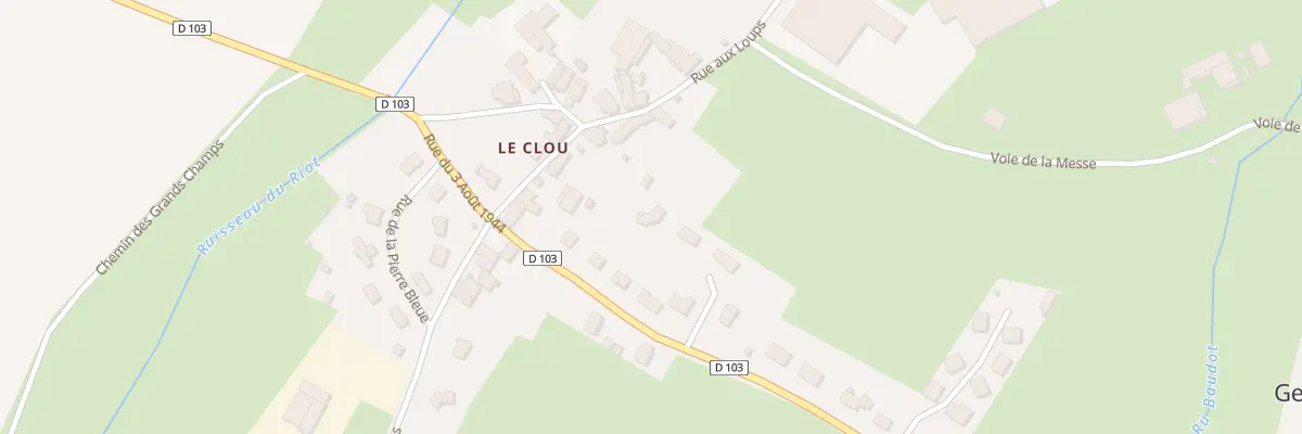 Plan du 5173 Rue des Cholets à Genay