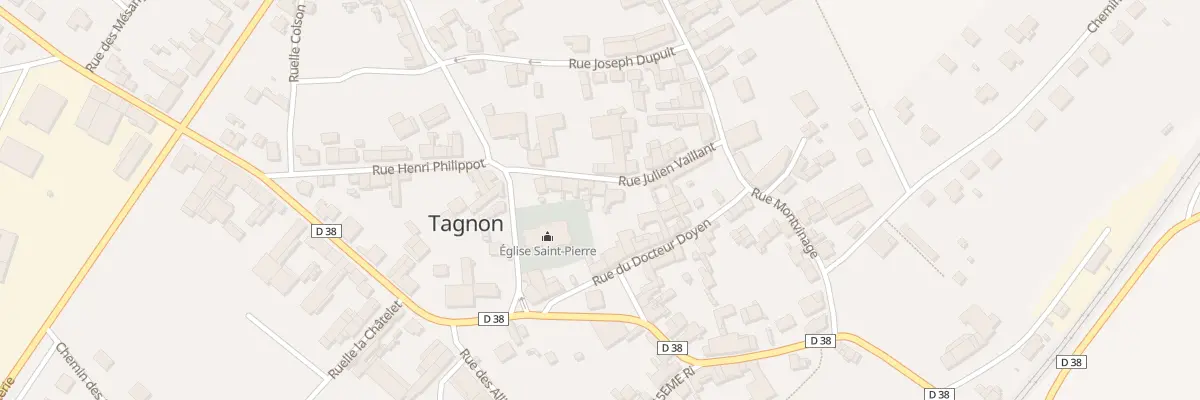 Plan du 7 Rue Julien Vaillant à Tagnon