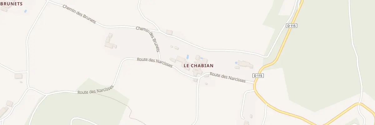 Plan du 5229 Rte des Narcisses à Aigaliers