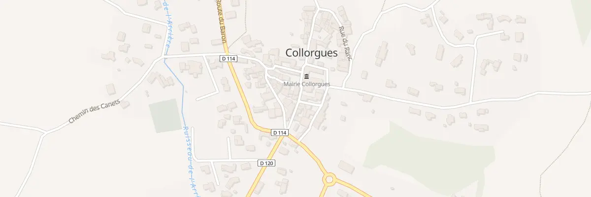 Plan du 6007 Gr Grand Rue à Collorgues