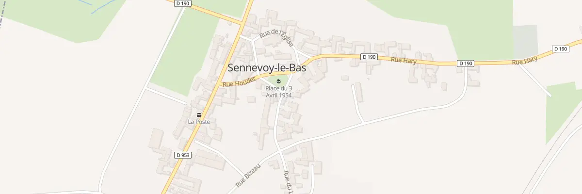 Plan du 1 Rue du Loge à Sennevoy-le-Bas