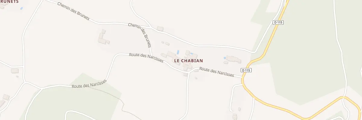 Plan du 5226 Rte des Narcisses à Aigaliers