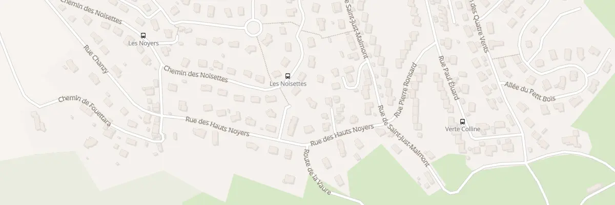 Plan du 9 Rue du Haut Noyer à Firminy