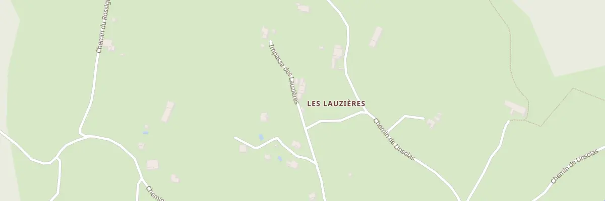 Plan du 5180 Linsolas à Labeaume