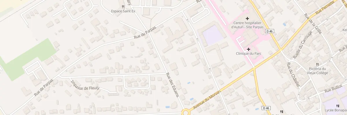 Plan du 37 Rue des Éduens à Autun
