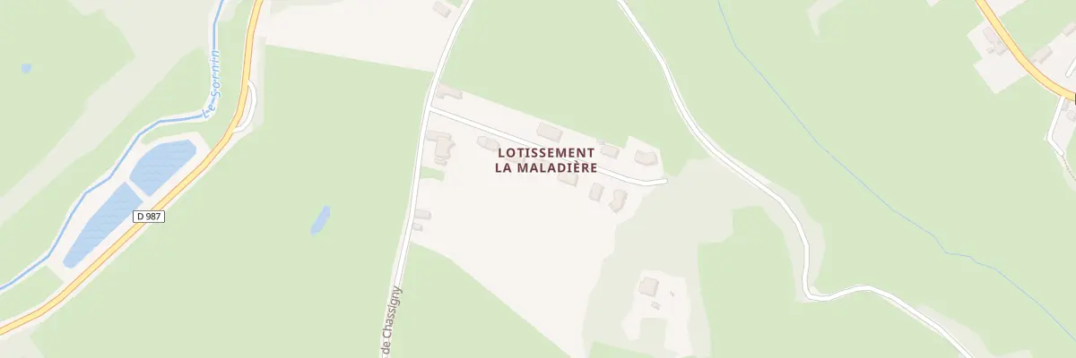 Plan du 116 Imp de la Maladière à La Chapelle-sous-Dun