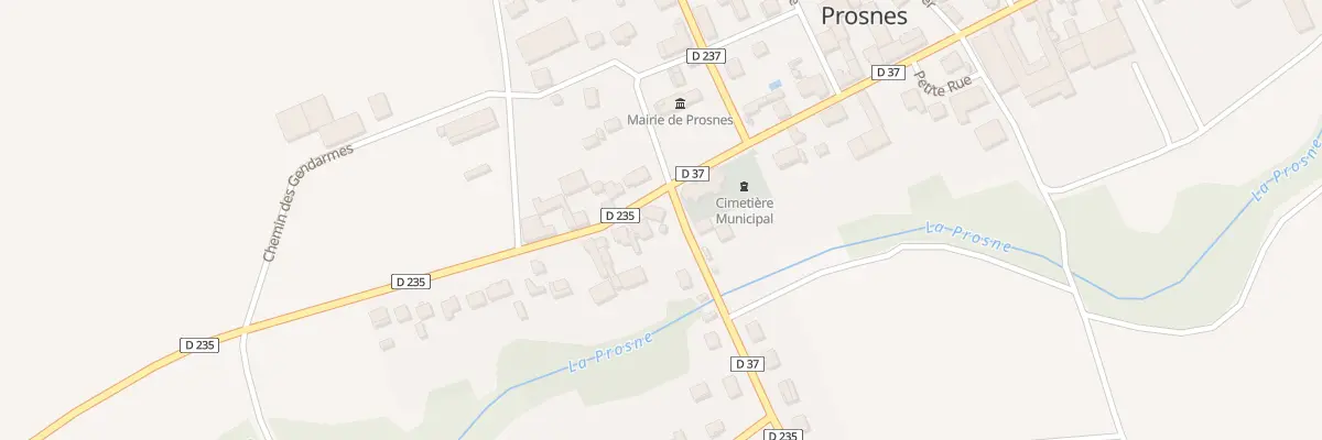 Plan du 2 Rue du Val de Vesle à Prosnes