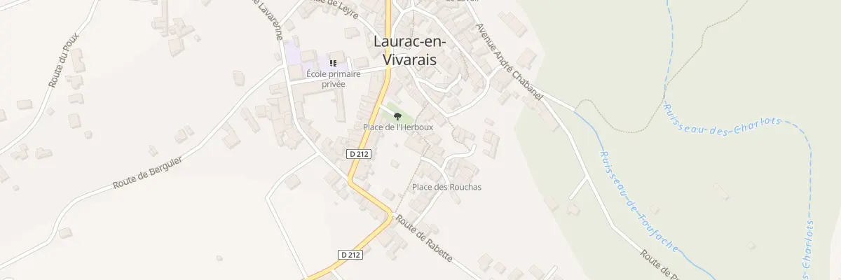 Plan du 115 Rue des Fleurs à Laurac-en-Vivarais