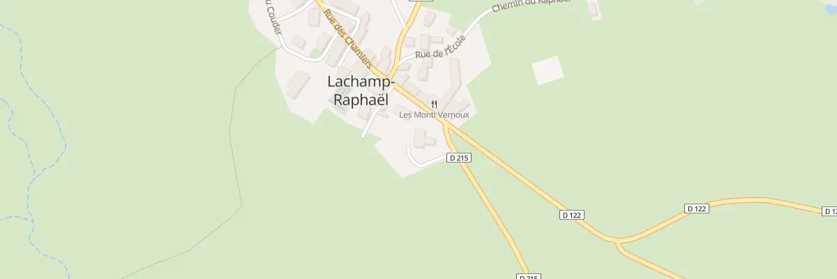 Plan du 340 Rue des Chamiers à Lachamp-Raphaël