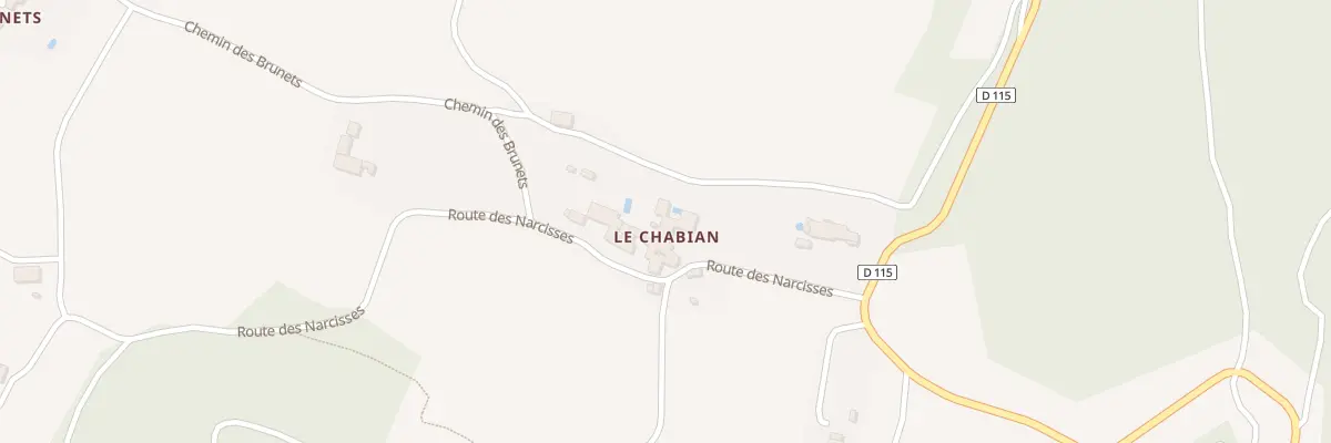 Plan du 5102 Rte des Narcisses à Aigaliers
