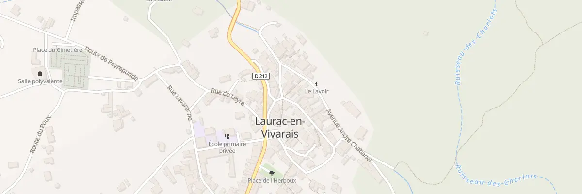 Plan du 4 Pl Galfard à Laurac-en-Vivarais