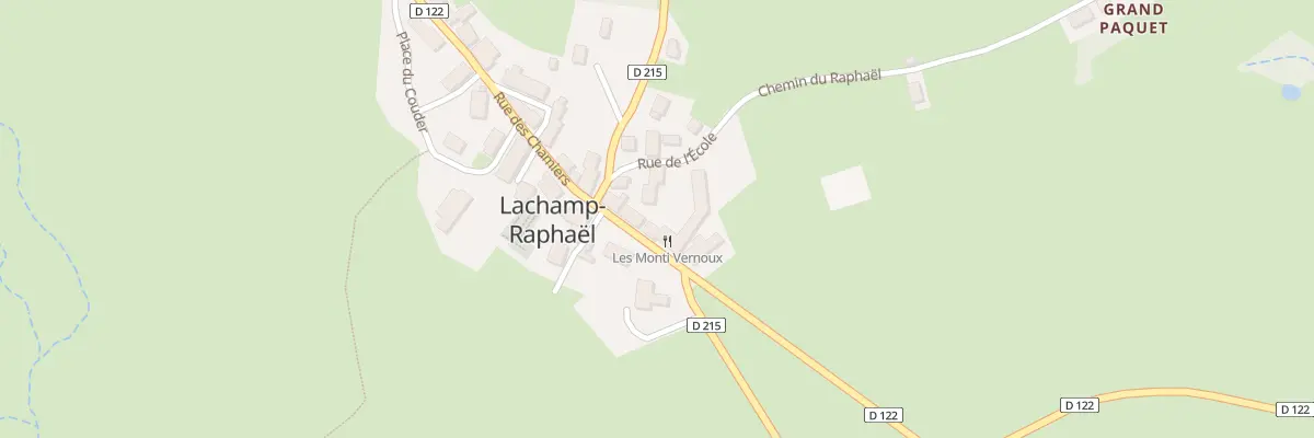 Plan du 5043 Le Village à Lachamp-Raphaël