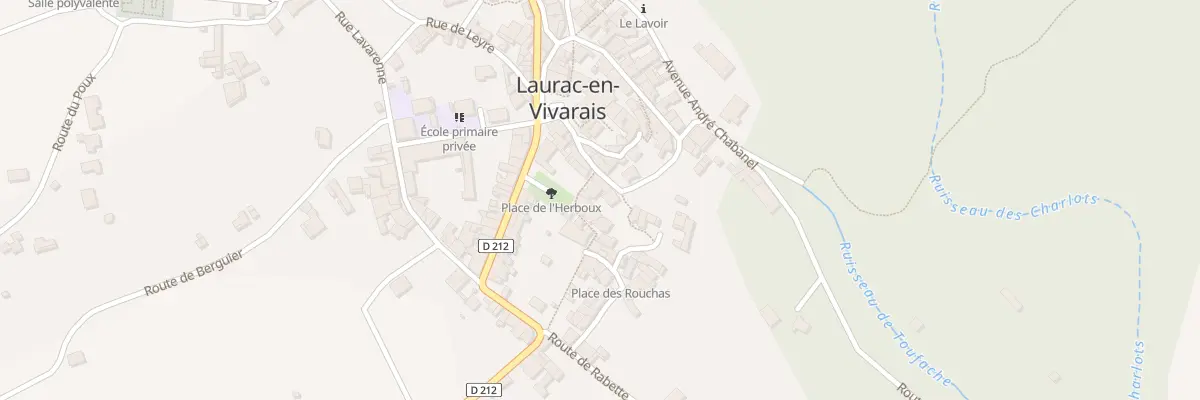 Plan du 140 Rue des Fleurs à Laurac-en-Vivarais