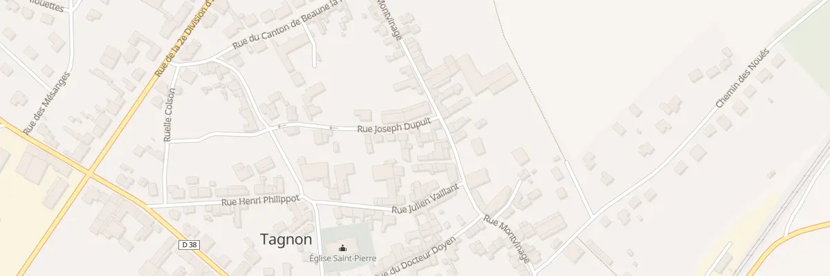Plan du 7 Rue Joseph Dupuit à Tagnon