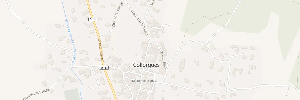 Plan du 18 Gr Grand Rue à Collorgues