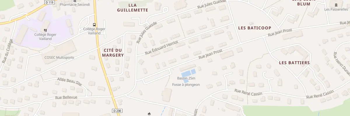 Plan du 9 Rue Jean Prost à Sanvignes-les-Mines