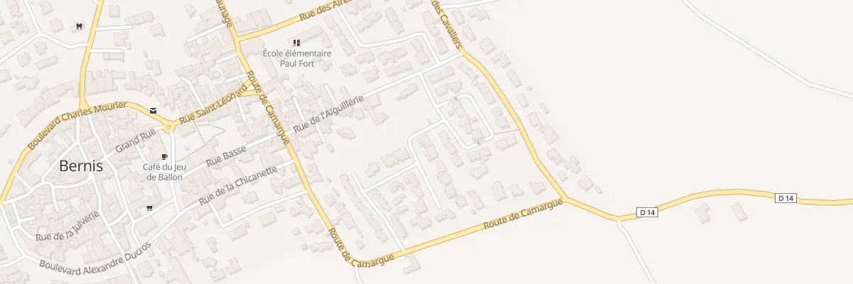 Plan du 24 Rue de la Condamine à Bernis