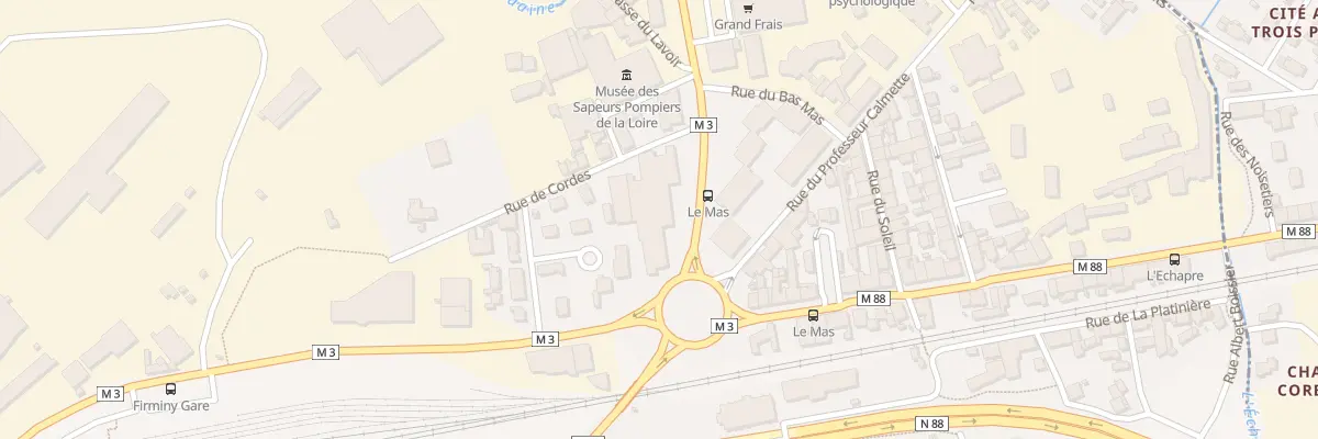 Plan du 4 Rue de l’Abattoir à Firminy