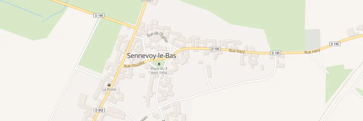 Plan du 4 Rue Hary à Sennevoy-le-Bas