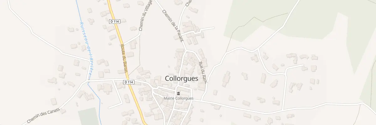 Plan du 5035 Gr Grand Rue à Collorgues