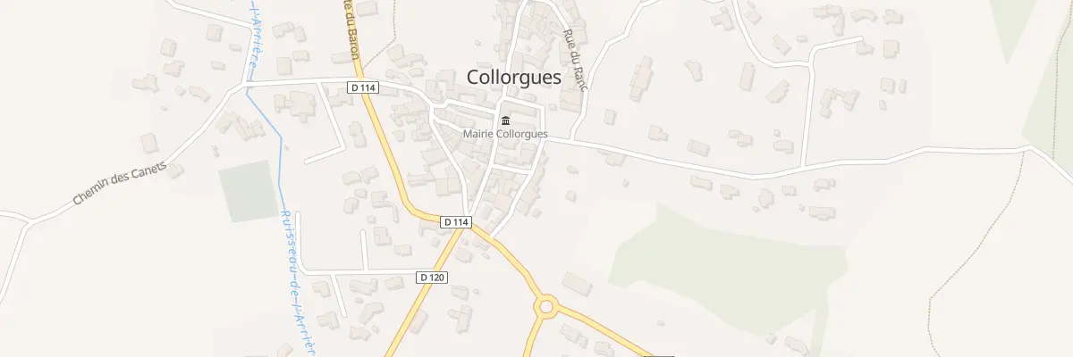 Plan du 2 Rue du Château à Collorgues
