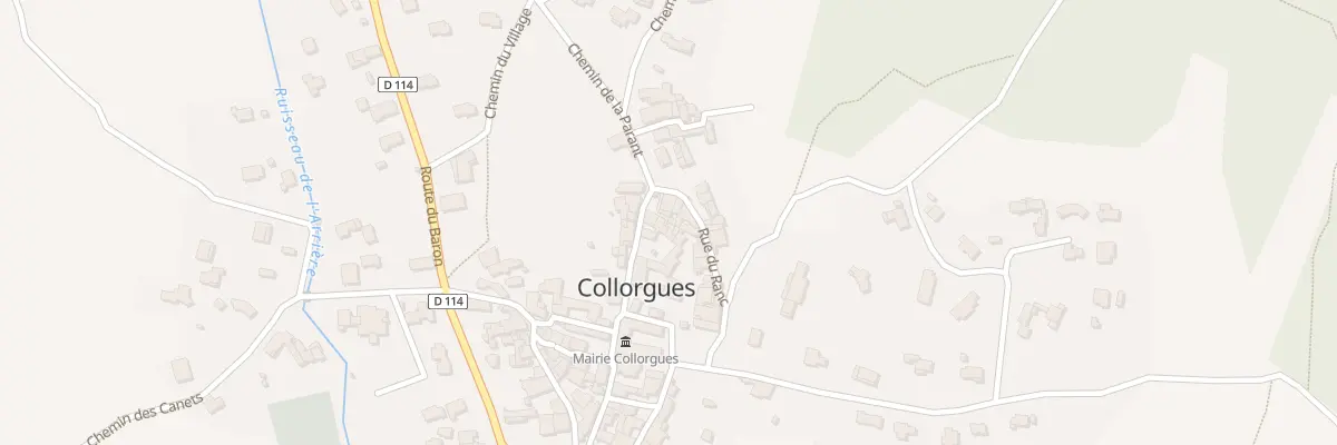 Plan du 5182 Gr Grand Rue à Collorgues