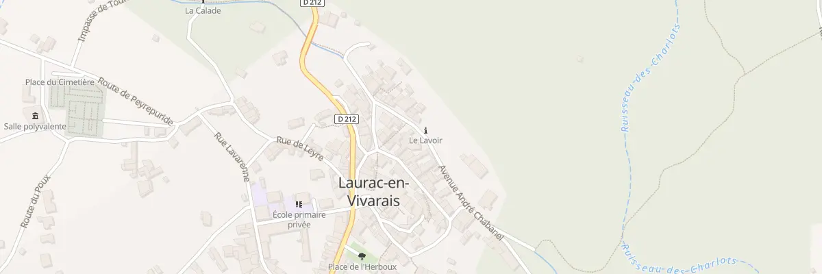 Plan du 140 Av André Chabanel à Laurac-en-Vivarais