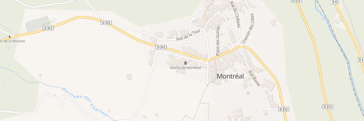 Plan du 61 Che de Brousse à Montréal