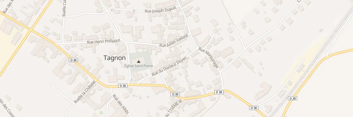 Plan du 12 Rue du Doc Doyen à Tagnon