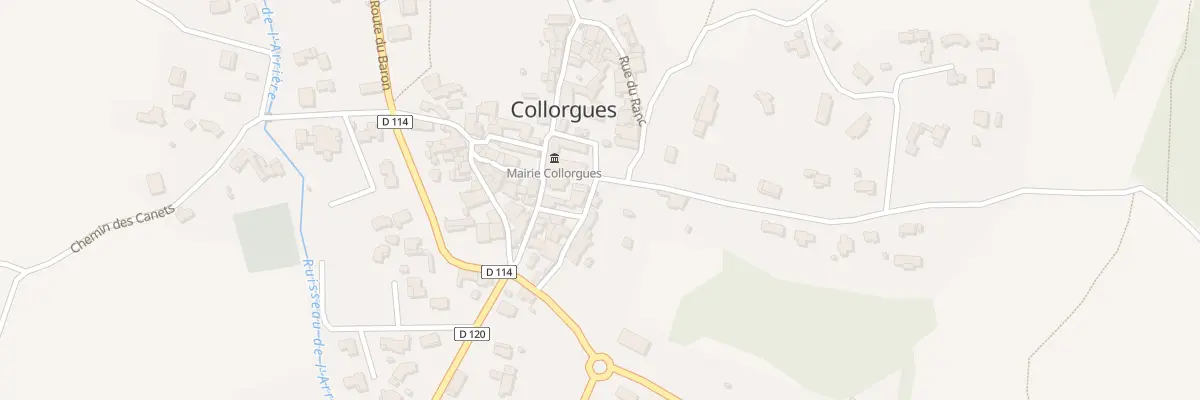Plan du 5236 Rue du Château à Collorgues