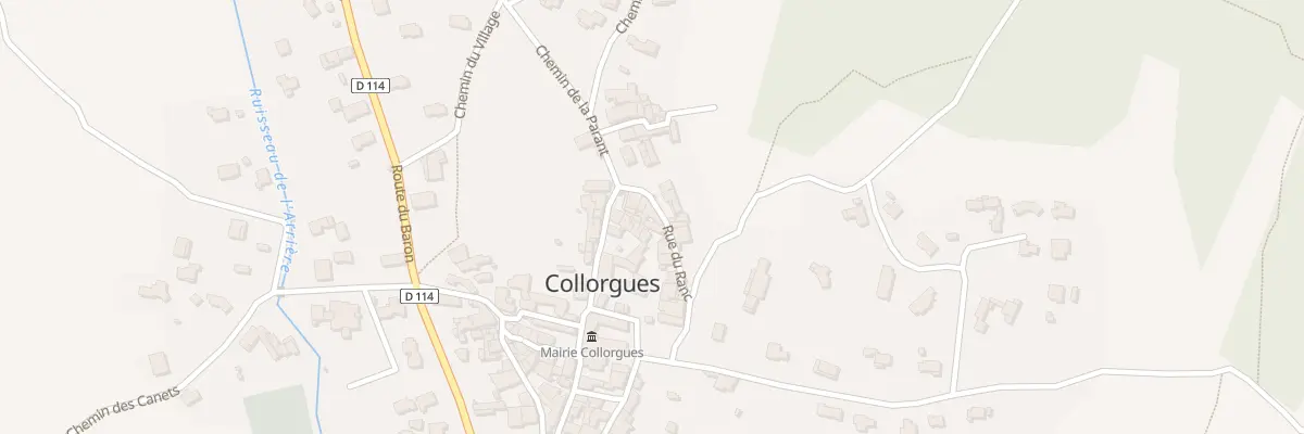 Plan du 5021 Rue du Ranc à Collorgues