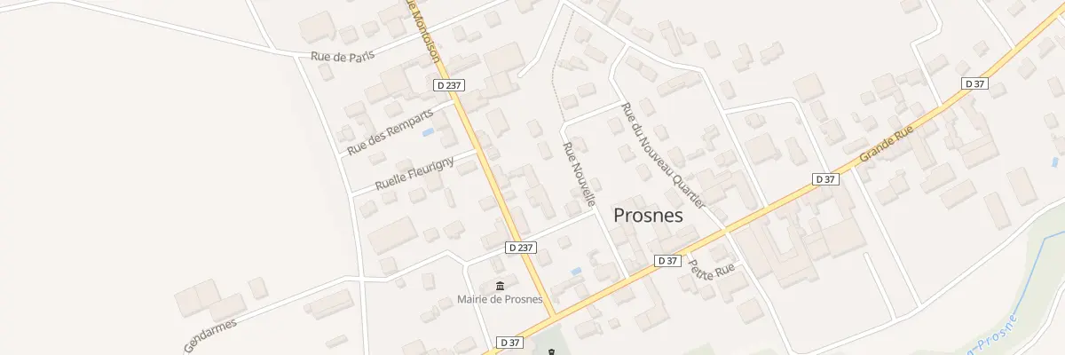 Plan du 2B Rue Nouvelle à Prosnes