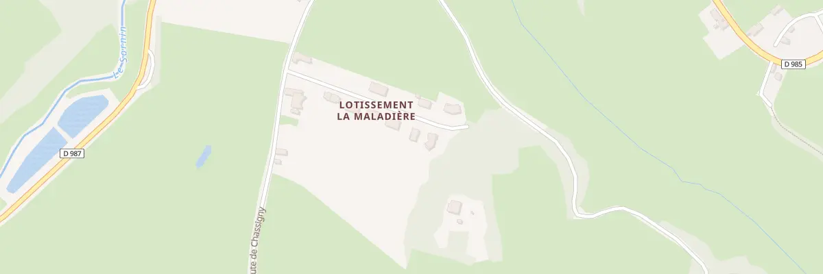 Plan du 161 Champ de Maison à La Chapelle-sous-Dun