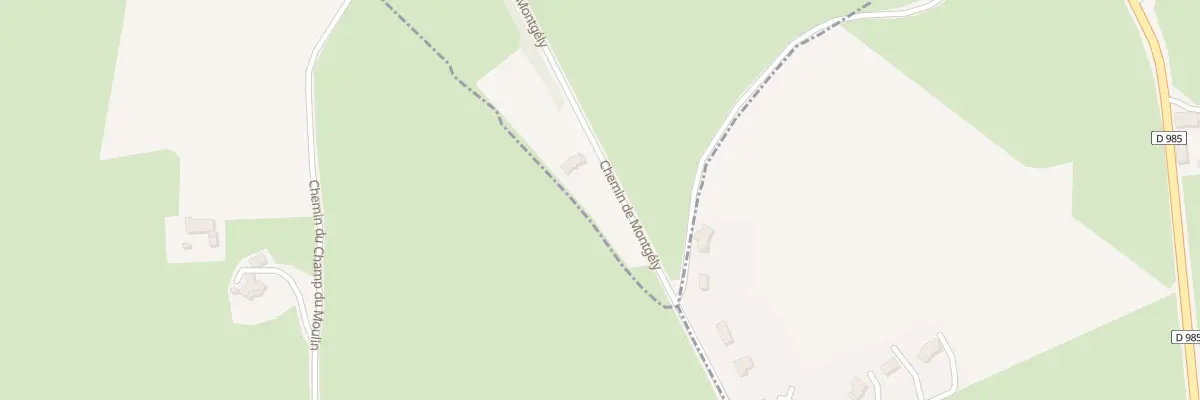 Plan du 610 Che de Montgely à Saint-Symphorien-des-Bois