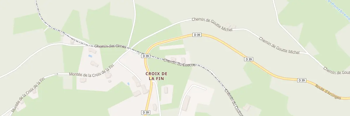 Plan du 81 Che du Coucou à Écoche