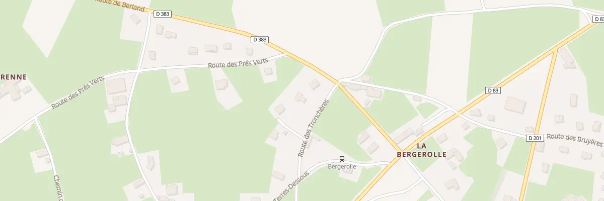 Plan du 5290 Les Troncheres Ouest à Saint-Igny-de-Roche