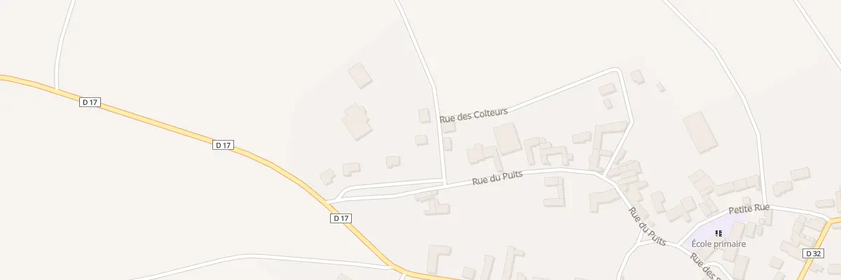 Plan du 1 Rue de la Vignelle à Bagneux-la-Fosse