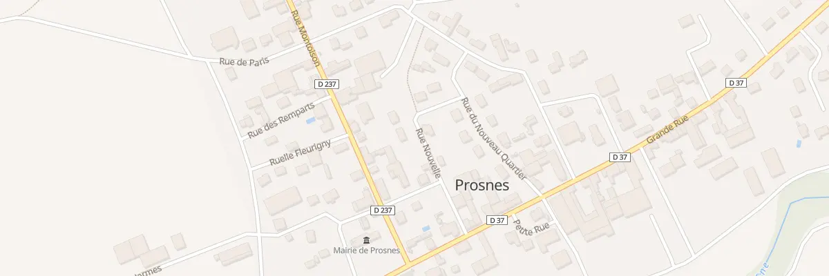 Plan du 2 Rue Nouvelle à Prosnes
