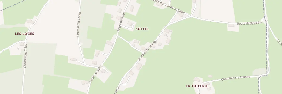 Plan du 347 Rte de St Prix à Saint-Symphorien-des-Bois