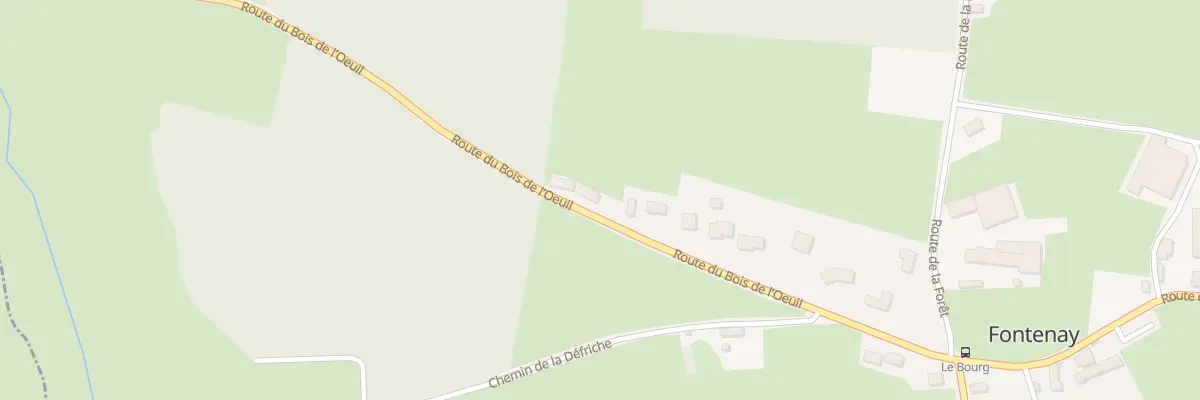 Plan du 330 Rte du Bois de l’Oeuil à Fontenay