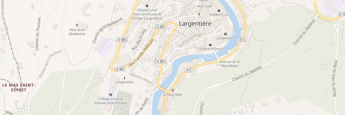 Plan du 69 Rue Jean Louis Soulavie à Largentière